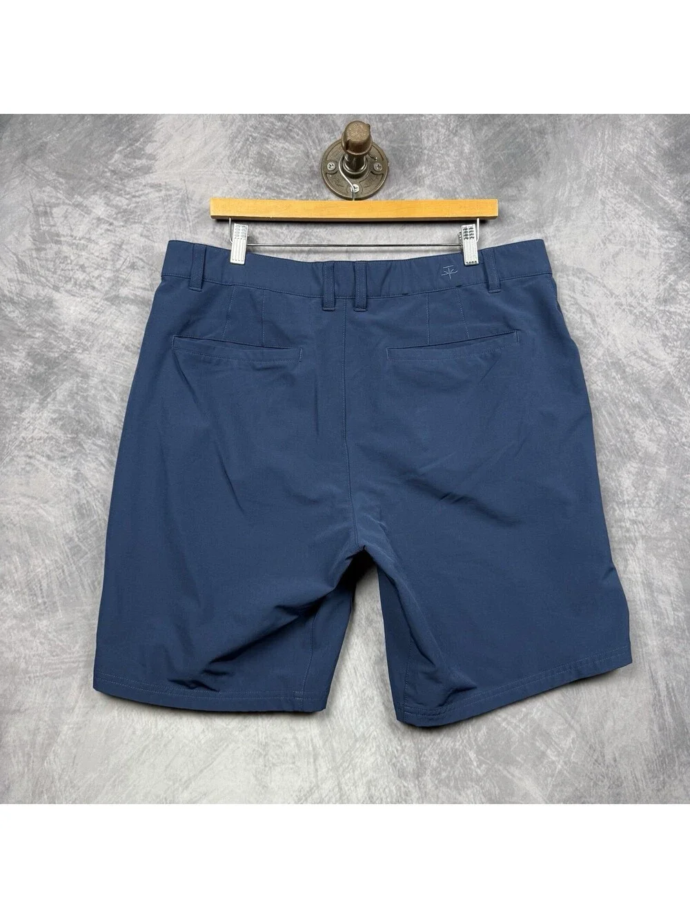 Soybu Golf Shorts Mens 36 NAVY Coastal Sport Performance Stretch Bermuda Hybrid